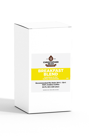 Breakfast Blend 30+1 Liquid Coffee Concentrate 64 Ounce Bag In Box (BIB)